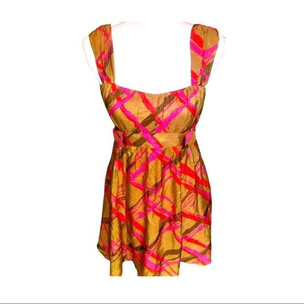 Nanette Lepore Silk Above the‎ Knee Dress 4 EUC